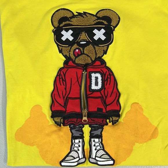 8ighth Dstrkt Bear Shirt Zipper Hoodie Large - Picture 6 of 11